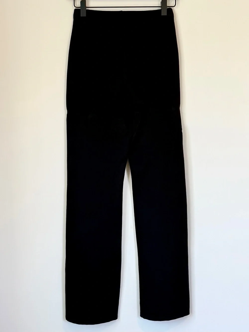 Veronica M Black High-Rise Ponti Flared Trousers - Size: Extra Small